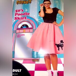Spirit 50's Poodle Skirt - Pink